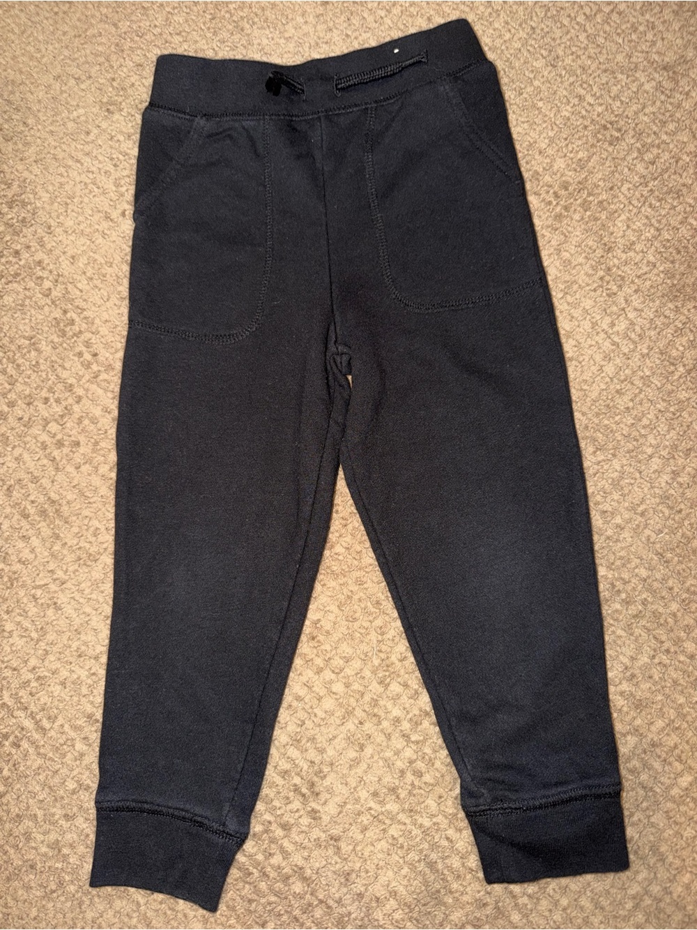 Garanimals Kid’s Black Cotton Blend Lightweight Jogger Pants - 4T
